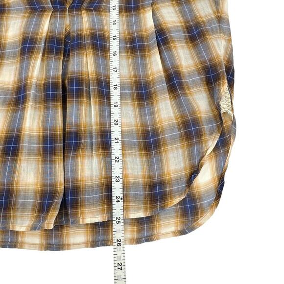 MARC JACOBS Ruffle Detail Plaid Blouse 2 - Picture 8 of 8